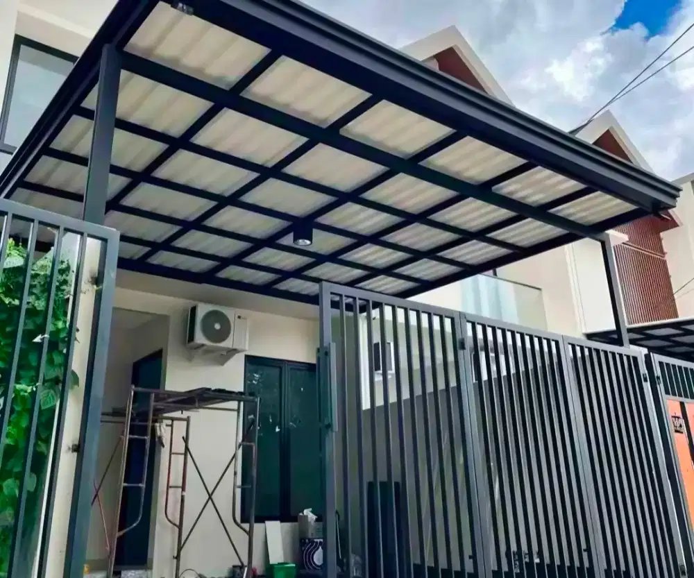 Kanopi hollow atap alderon.