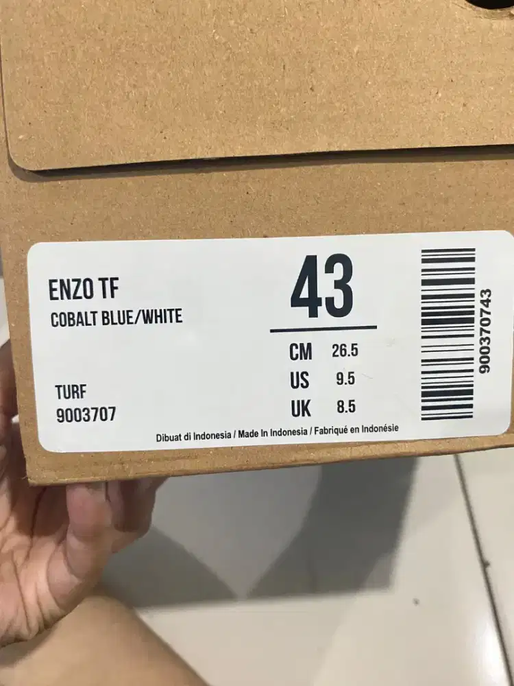 Sepatu Mills Enzo TF Blue/White