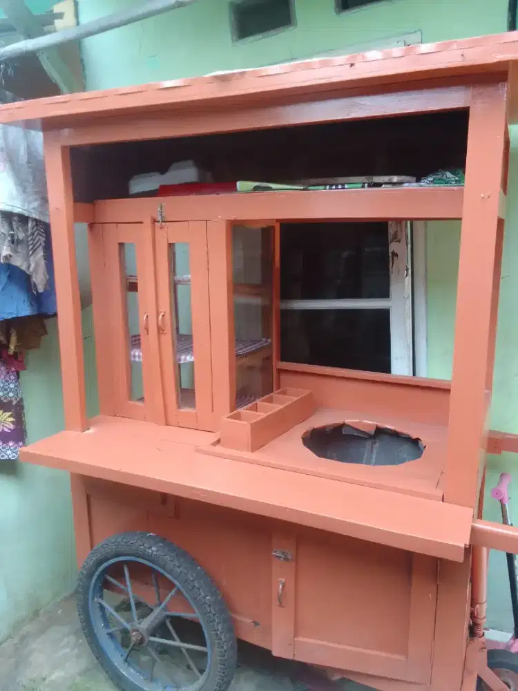 Jual cepat gerobak bekas mie ayam