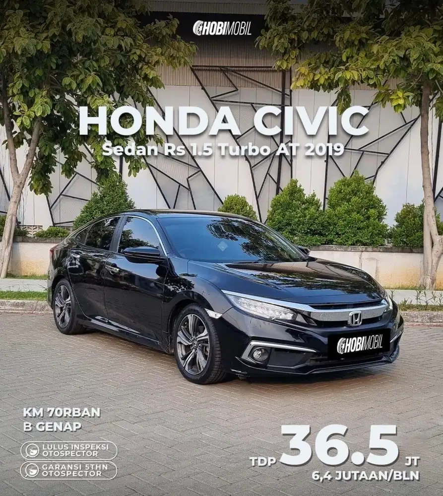 Civic Sedan RS 1.5 Turbo AT Thn 2019
