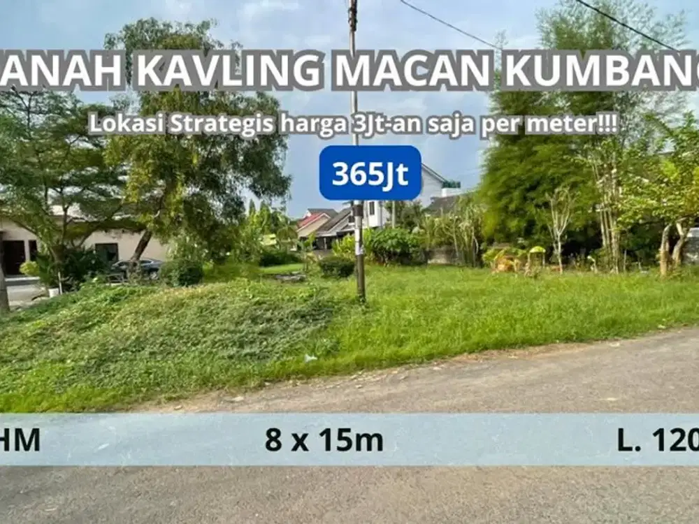 Investasi Tanah Kancil Putih SHM Lokasi Strategis