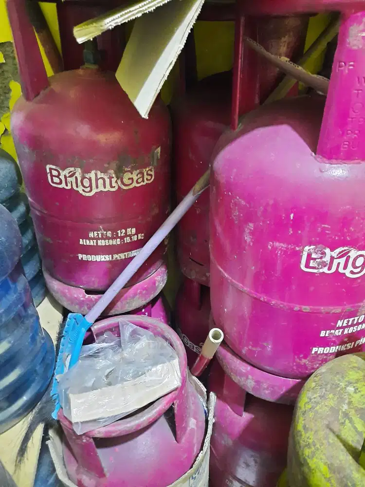 Tabung Gas 12kg Bright warna pink