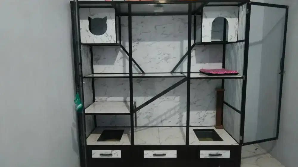 KANDANG KUCING JUMBO ALUMUNIUM