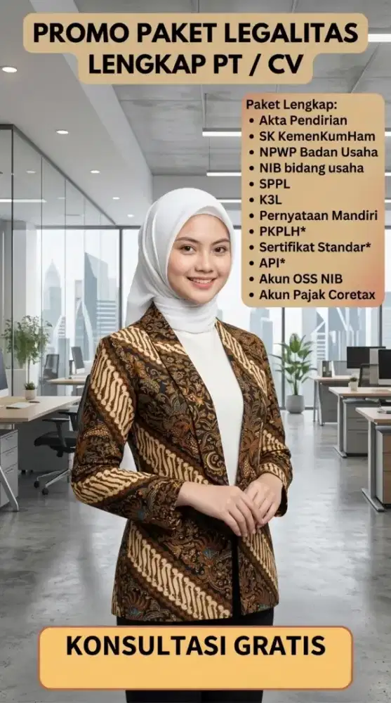 Perlengkapan Usaha Kantor PT