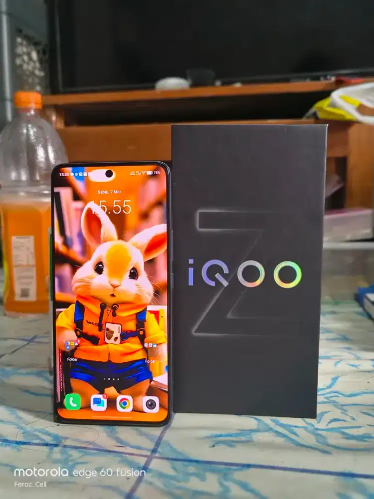 Iqoo Z10R Hp gaming Batre besar mulus lengkap Garansi panjang boskuh