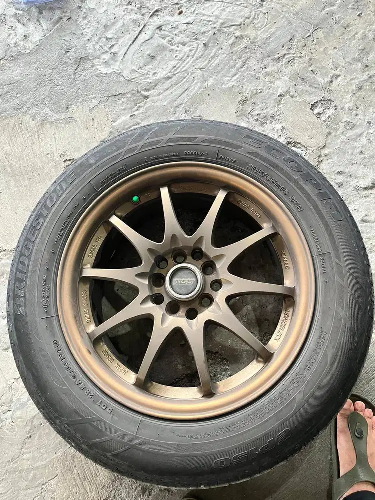 Velg SSW S200 (CE28) R16 5x114 + Ban Bridgestone Ecopia 205/65 R16