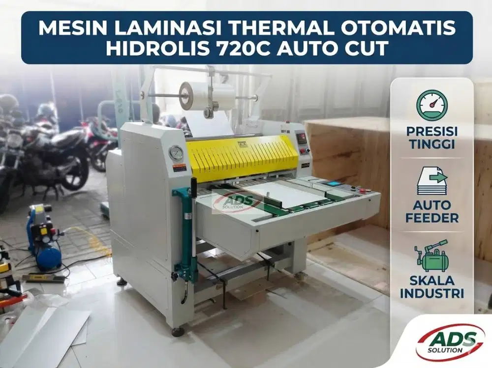 MESIN LAMINASI THERMAL OTOMATIS HIDROLIS TIPE 720C AUTOCUT