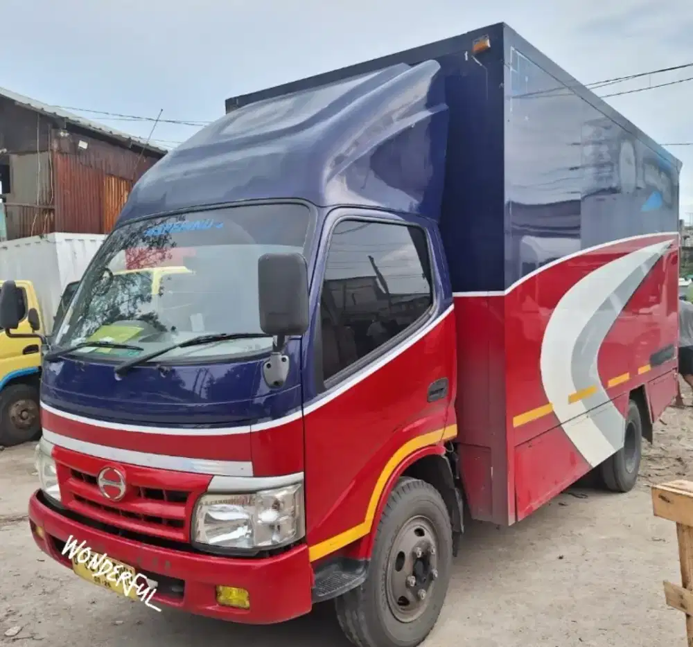 Hino Dutro 130MD 6ban Box 4.5m Ors Euro2 Turbo Bio Solar  Colt Diesel