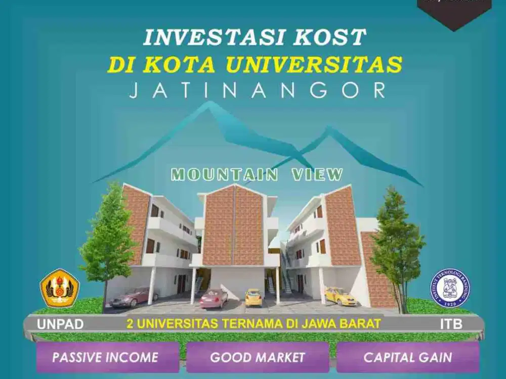 Jual Kos Kosan Aktif dekat Kampus UNPAD Jatinangor Bandung (8 KT + 8 KM) Full isi