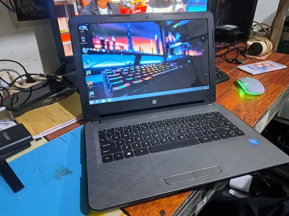 Leptop HP 14 slim siap pake
