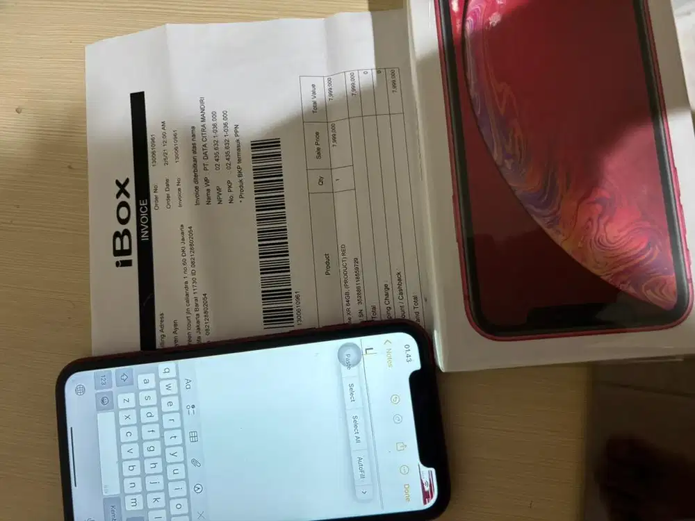 Iphone XR 64GB Red Merah