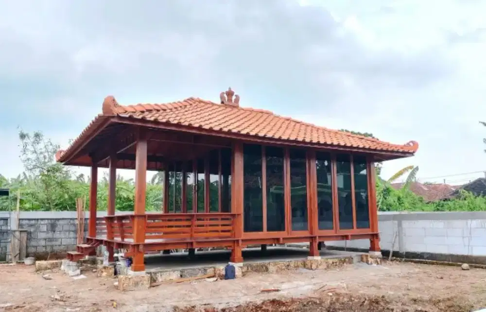 produksi gazebo separo ruangan