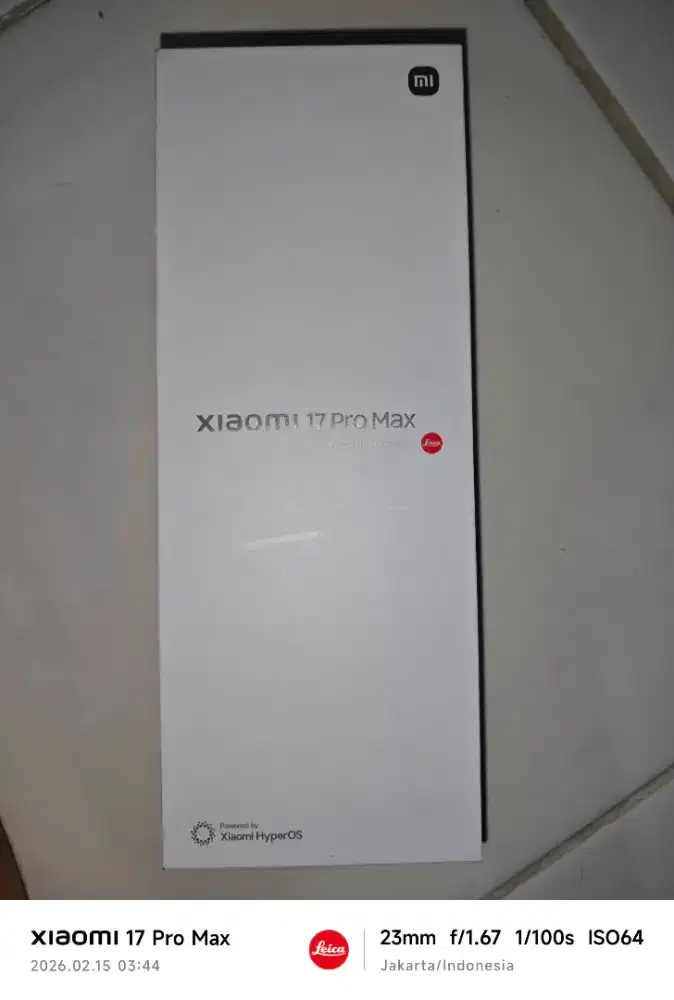 Xiaomi 17 promax 16/512