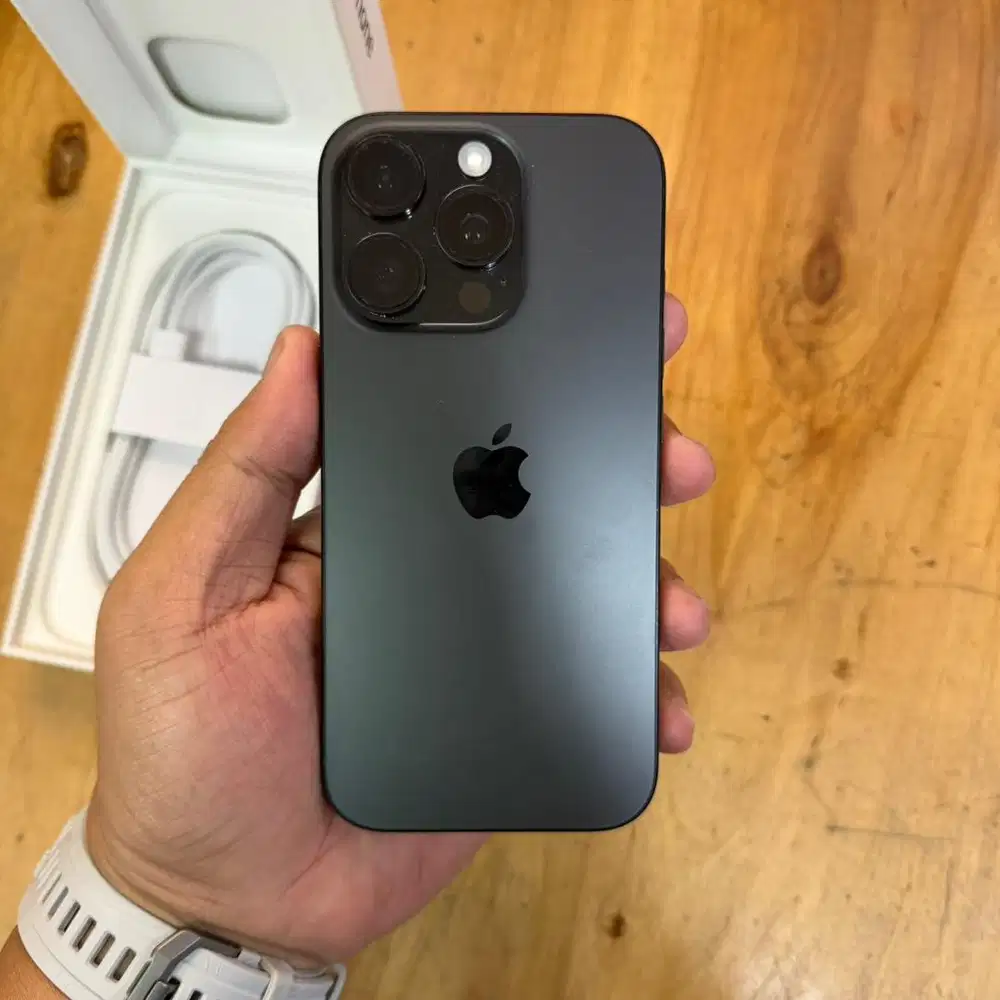 Dual nano sim iPhone 16 Pro 256GB Black Supermulus Pajak resmi