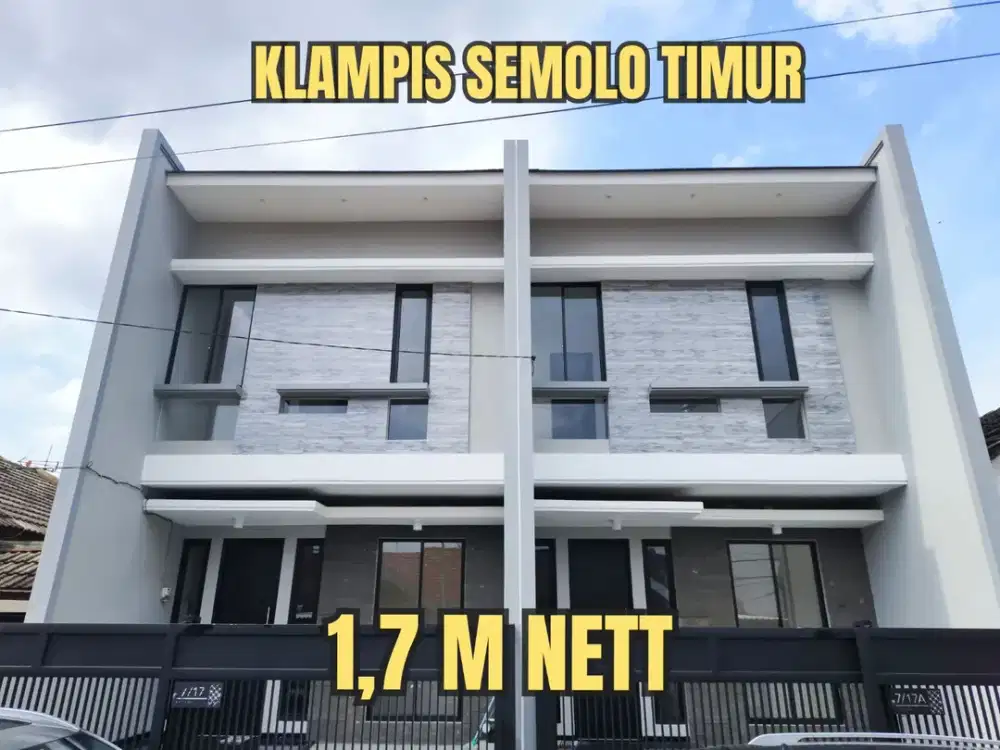 ‼️TURUN HARGA, BARU GRESS ‼️RUMAH KLAMPIS SEMOLO DEKAT WISMA MUKTI SEMOLOWARU MANYAR NGINDEN. SELANGKAH SUPERMARKET HOKKY dan MERR, SURABAYA TIMUR