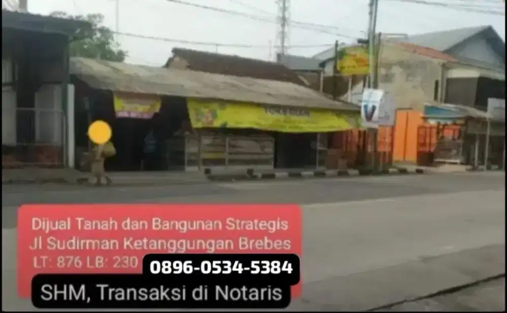 Rumah Strategis pinggir jalan raya sudirman ketanggungan bukan ikn