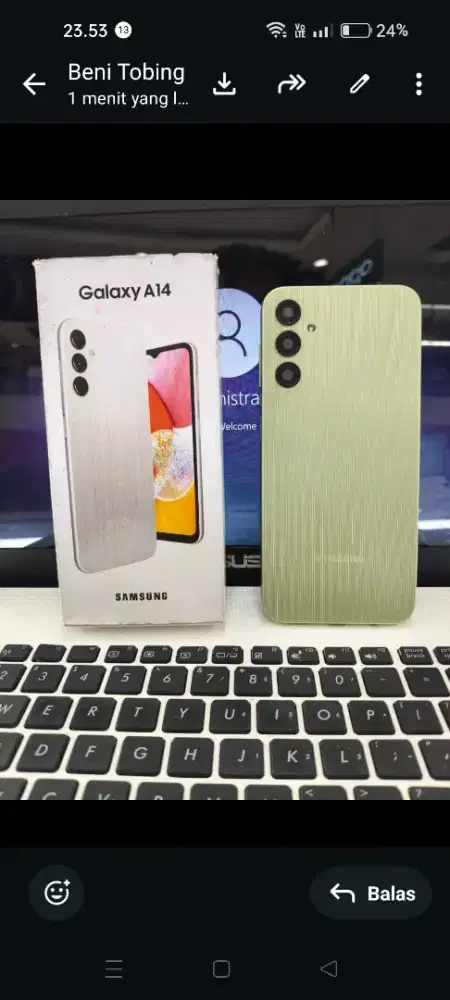 Samsung A14 ram 4+4/64gb Net