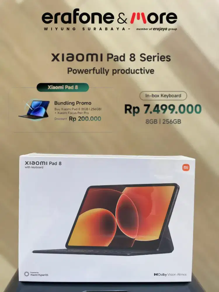 XIAOMI PAD 8 WPS PC-LEVEL (include Keyboard Cover)