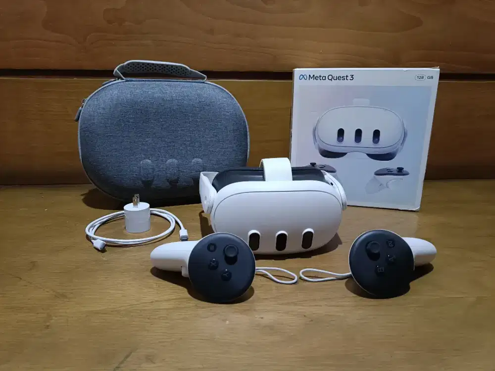 Meta Quest 3 Murah – Like New, Fullset + Bonus Bag