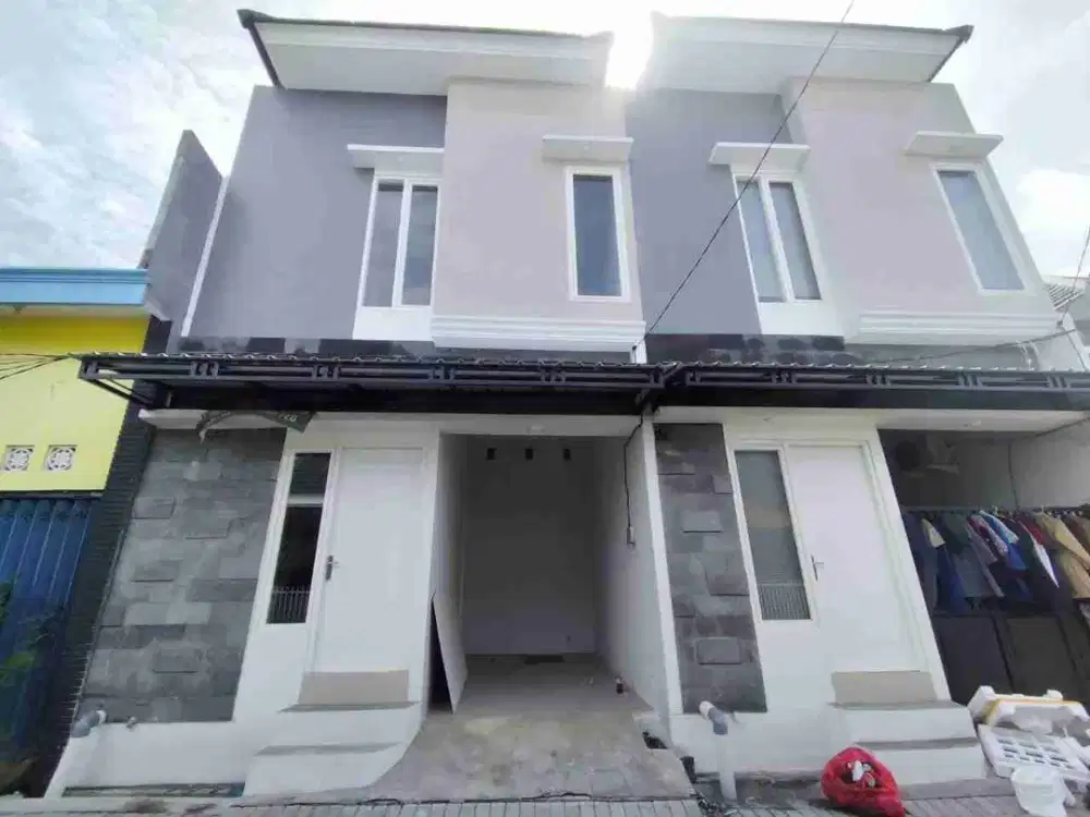 MEDOKAN AYU 400 Jutaan‼️Jual Rumah Baru 2 Lantai Minimalis dekat UPN Rungkut