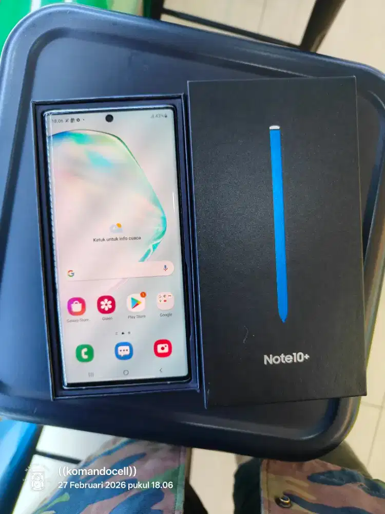 Samsung note 10+ ram12/256gb