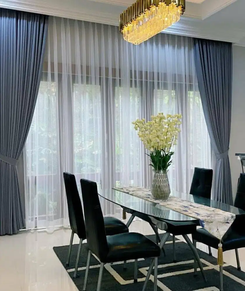 Pembuat Tirai Gorden Jendela Gordyn Mewah Hordeng Model Terbaru Murah