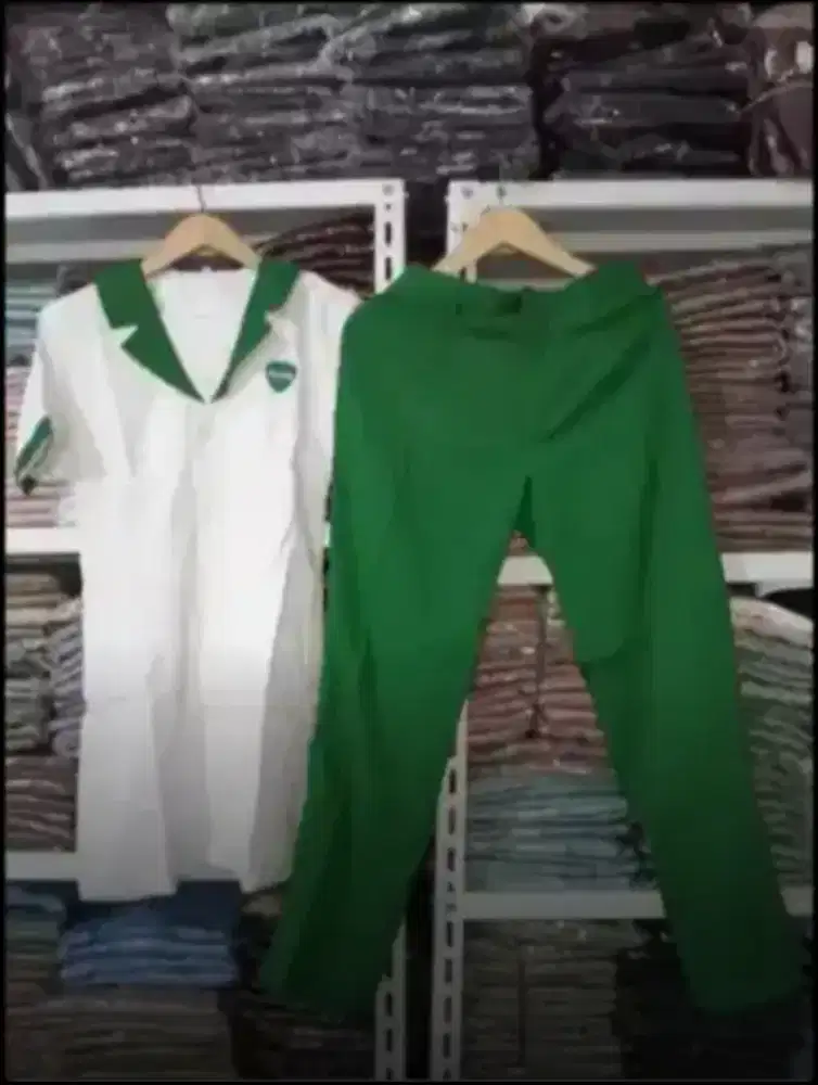 Jual borongan seragam serbaguna label Vick  bisa di copot XL slim fit