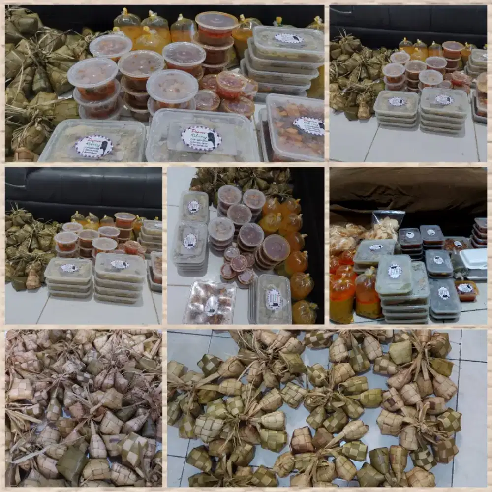 Makanan Paket lebaran ketupat