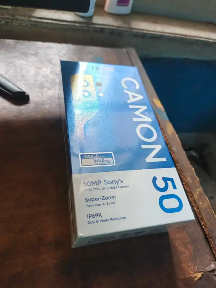 Tecno camon 50 titanium new segel