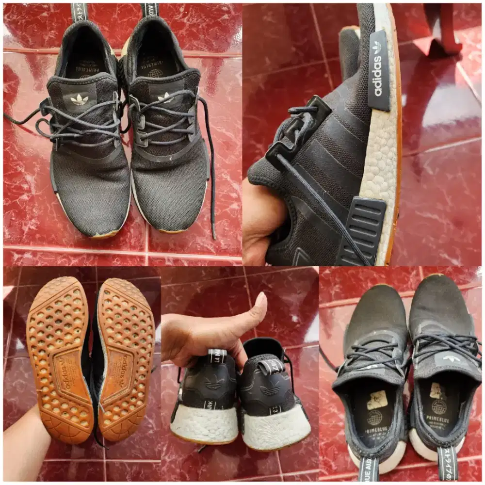Sepatu ADIDAS NMD R1 (BLACK)