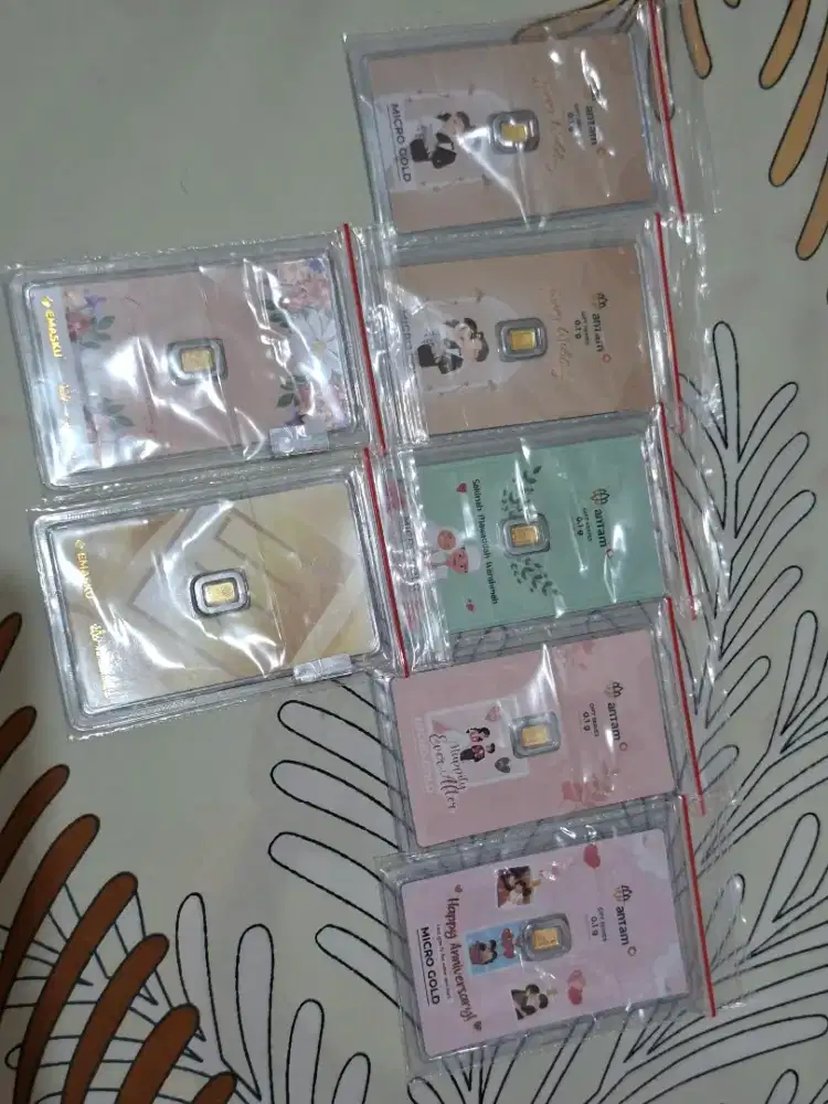 Micro Gold 0.1gr Antam dan Hartadinata (Emas Kita dan Emasku)