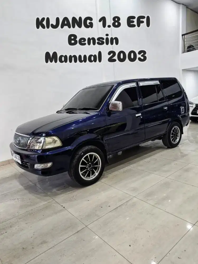 kijang 1.8 EFI Bensin Manual 2003 / 2004 biru toyota innova