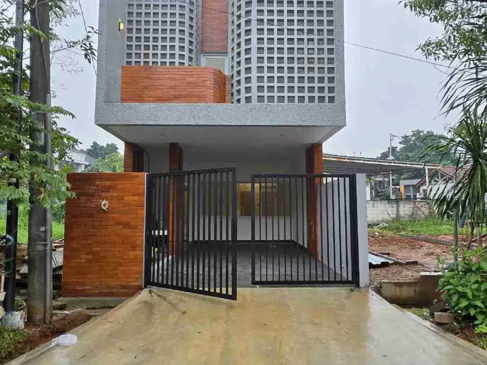 Rumah Modern Dalam Komplek Billymoon Pondok Kelapa Jaktim