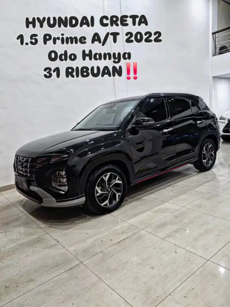 ODO 30RB‼️ CRETA 1.5 PRIME Automatic 2022 / 2023 hyundai hitam hrv