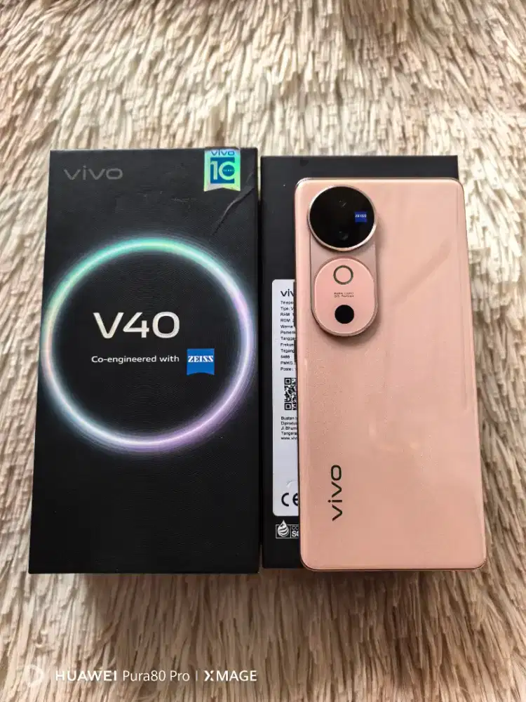 Vivo V 40 5G 12/256 Fulset Ori Garansi Resmi V40 5 G Layar Lengkung
