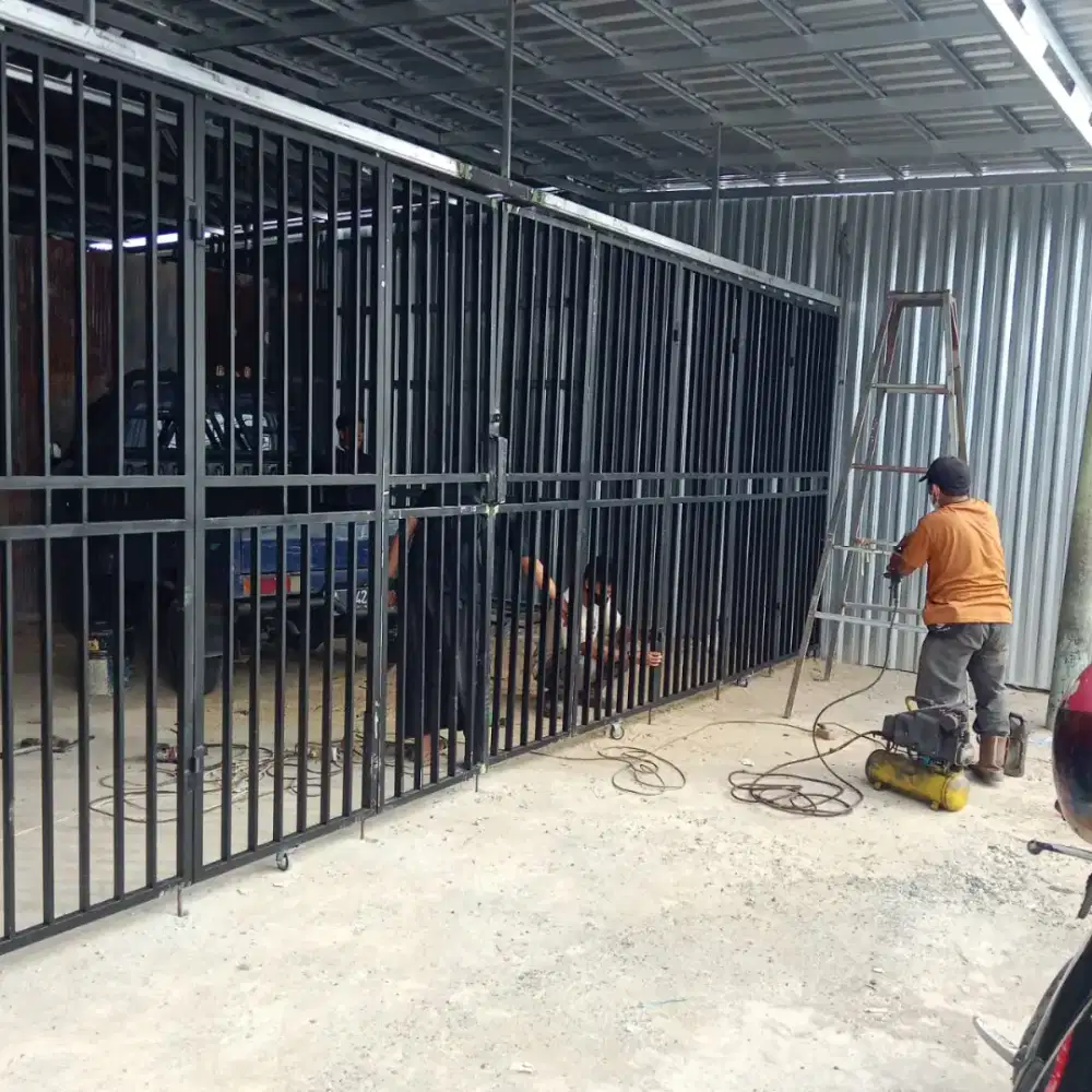 Bengkel las pembuatan pagar kanopi tralis jendela