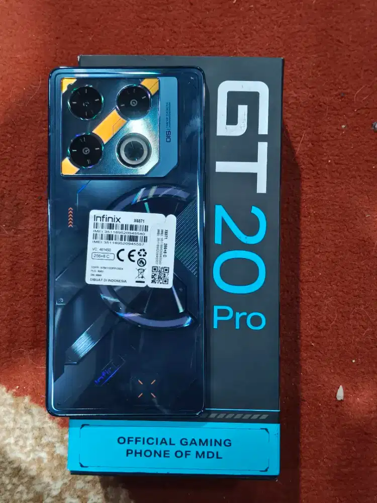 Infinix Gt 20 Pro 5G 8/256 Fullset