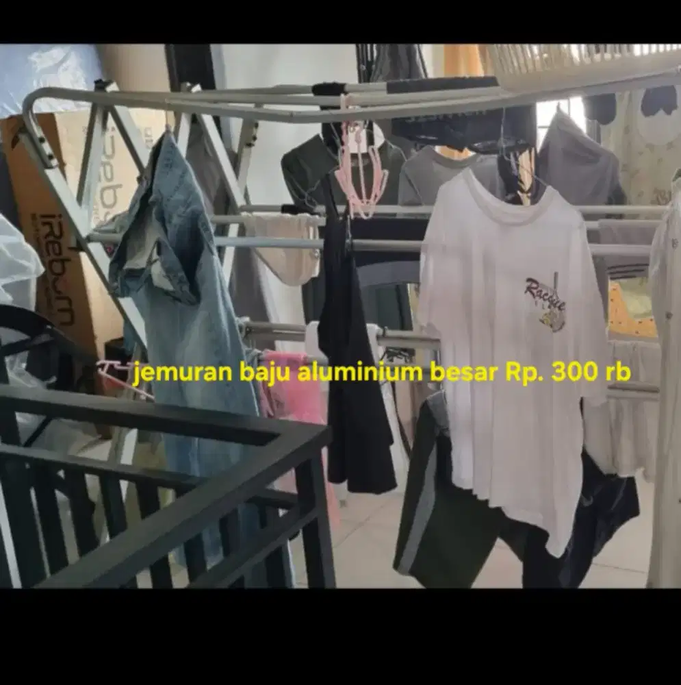 Dijual jemuran aluminium besar kondisi baik