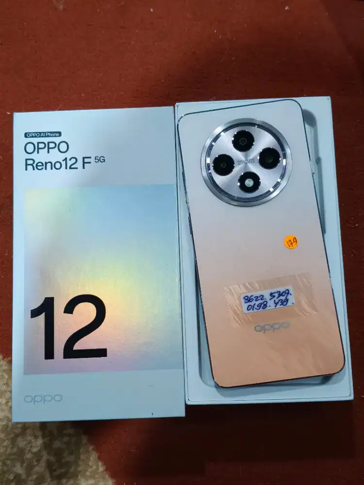 Oppo reno 12F 5G 12/256 Fullset
