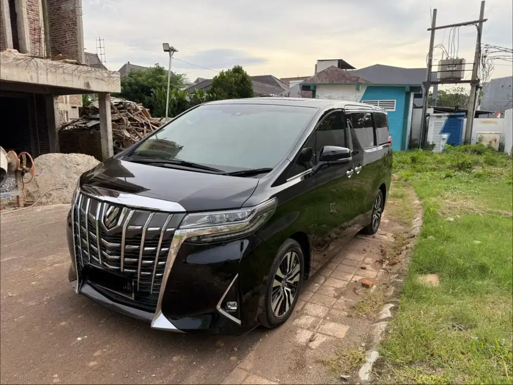 Alphard 2.5G Hitam Pajak Oktober