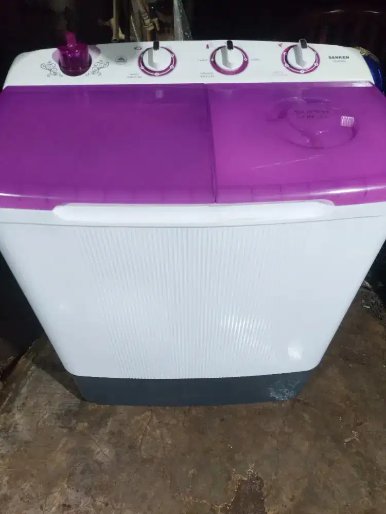 Mesin Cuci Sanken kapasitas 8kg Normal semua tinggal langsung pakai