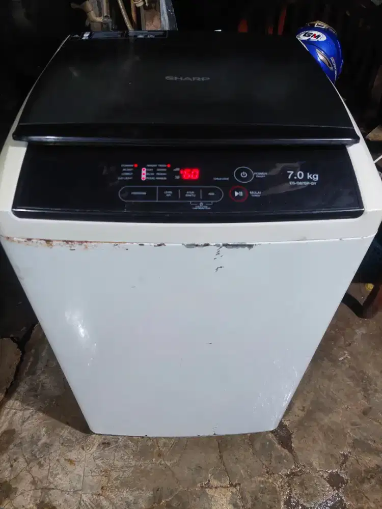 MESIN CUCI Otomatis Sharp kapasitas 8kg Normal fungsi full otomatis