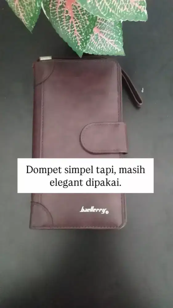 Dompet coklat ballerry PRELOVED kosongkan lemari