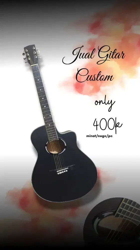 GITAR CUSTOM ACOUSTIC