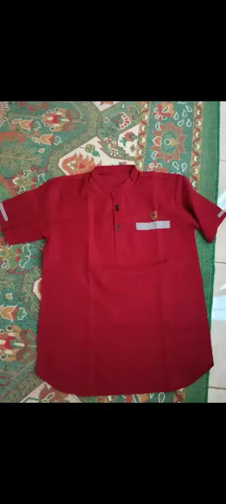 Atasan kaos kerah jersy