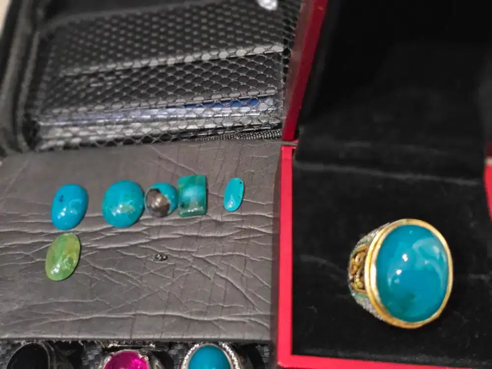 Batu cincin Bacan jumbo + bonus