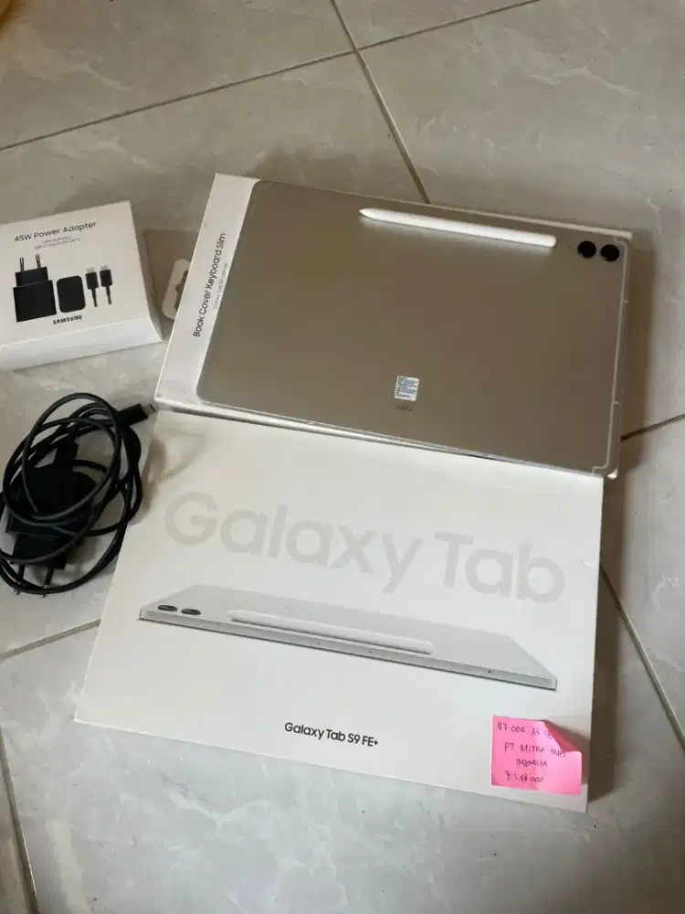 Samsung Galaxy Tab S9FE Plus 12,4 Inch Second Fullset