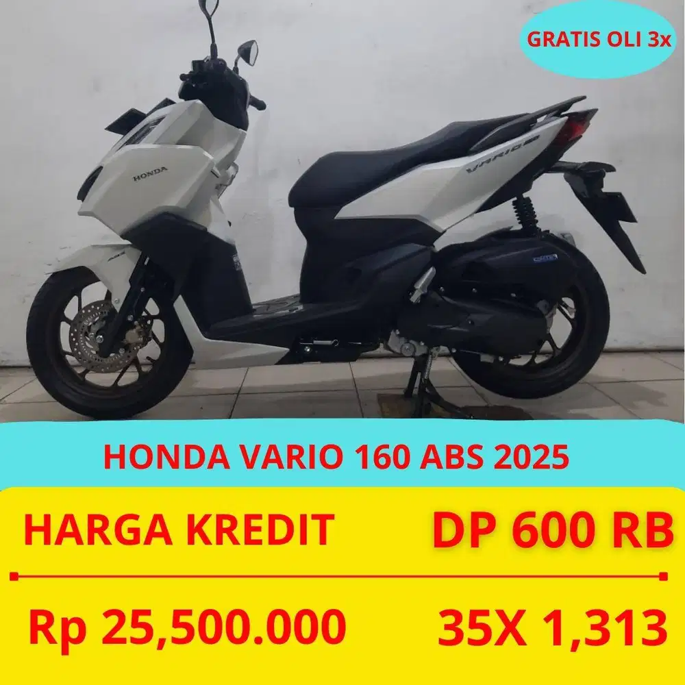 PROMO SUKSES MOTOR HONDA VARIO 160 ABS 2025 DP MURAH 600 RIBU GUYS