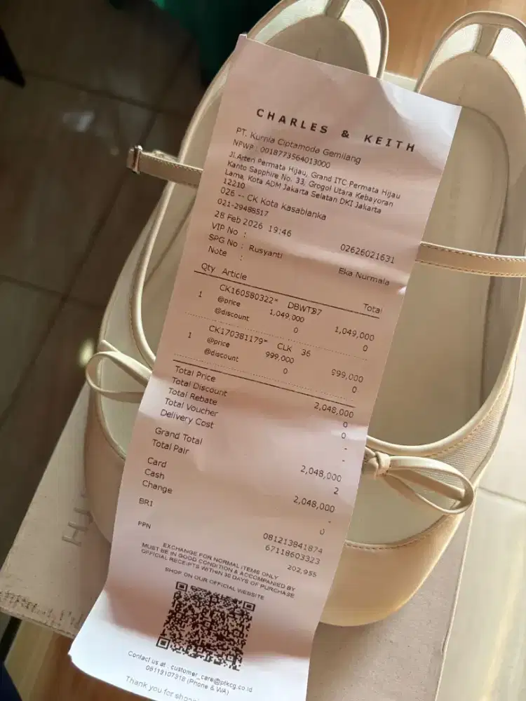 DIJUAL SEPATU CHARLES & KEITH MARY JANE