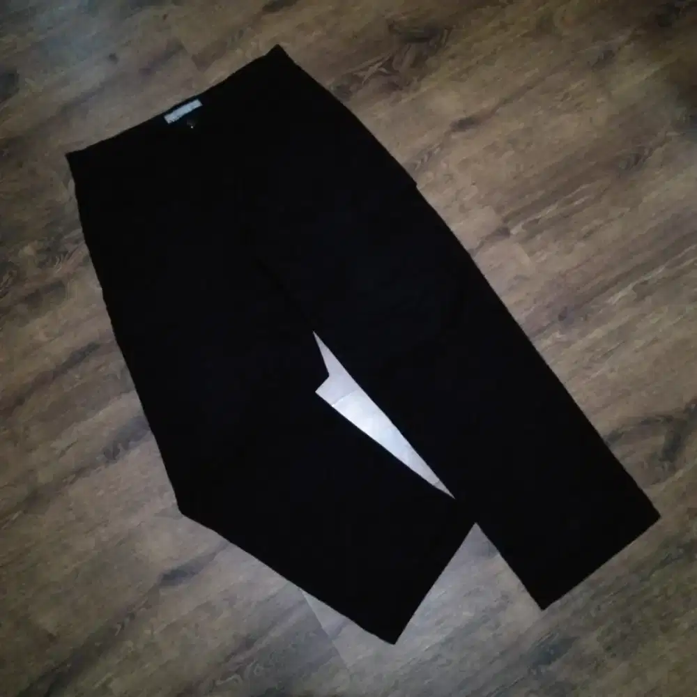 Celana Chino Cargo Scotch Black Original